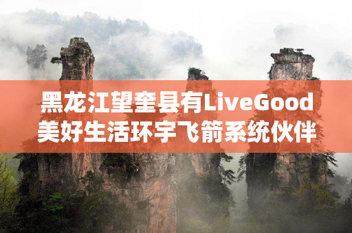 黑龙江望奎县有LiveGood美好生活环宇飞箭系统伙伴吗