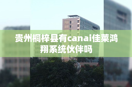 贵州桐梓县有canai佳莱鸿翔系统伙伴吗