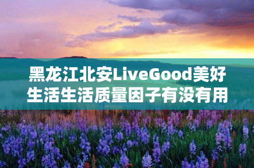 黑龙江北安LiveGood美好生活生活质量因子有没有用