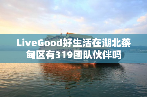 LiveGood好生活在湖北蔡甸区有319团队伙伴吗